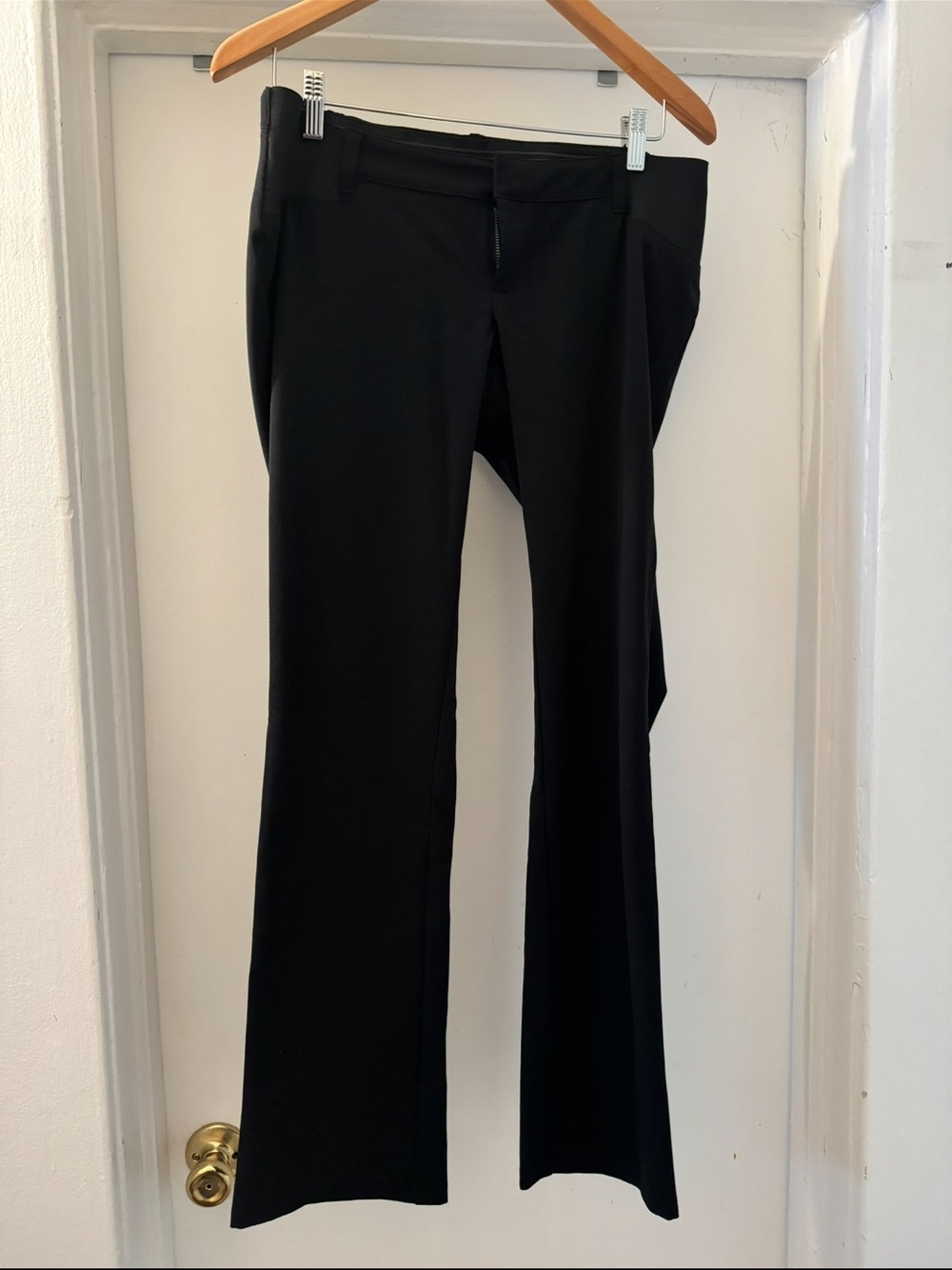 Isabel Maternity by Ingrid & Isabel Black Boot-Cut Maternity Pants size 4